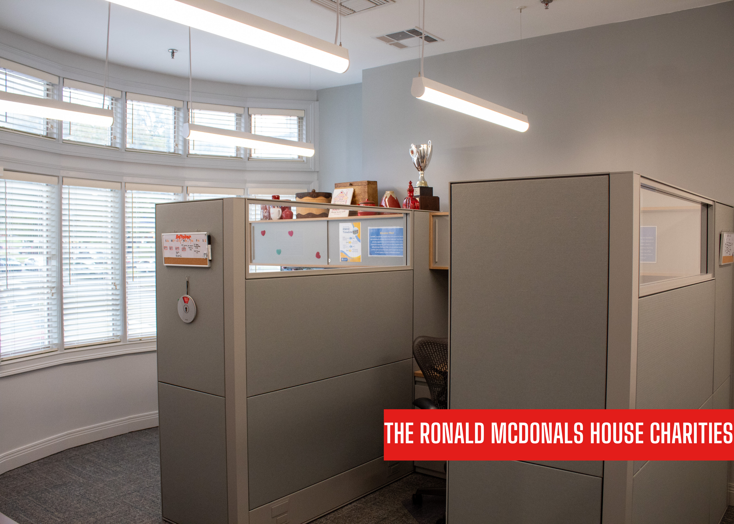 The Ronald McDonald House Charities workplace remodel in Chattanooga, Tennessee  by P&C Construction.