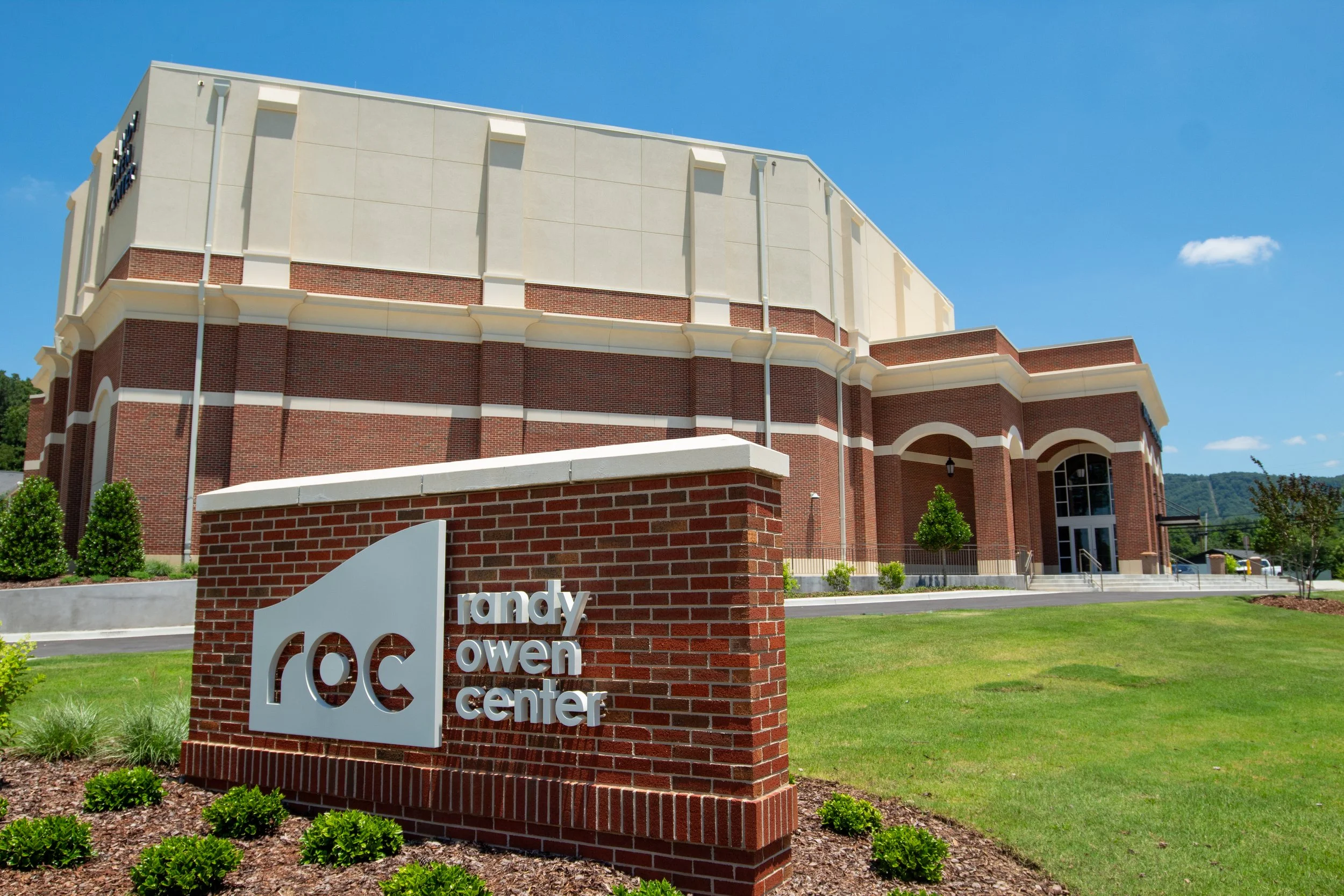 Randy Owen Performing Arts Center at Jacksonville State University in Jacksonville, Alabama built and remodeled by P&C Construction.