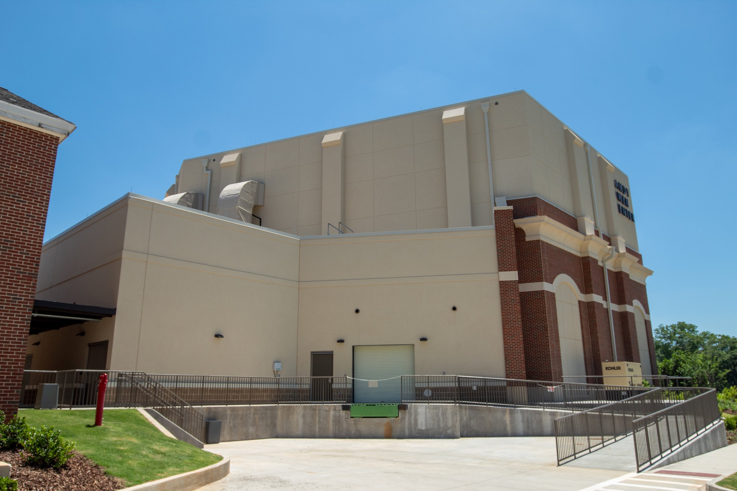 Randy Owen Performing Arts Center at Jacksonville State University in Jacksonville, Alabama built and remodeled by P&C Construction.