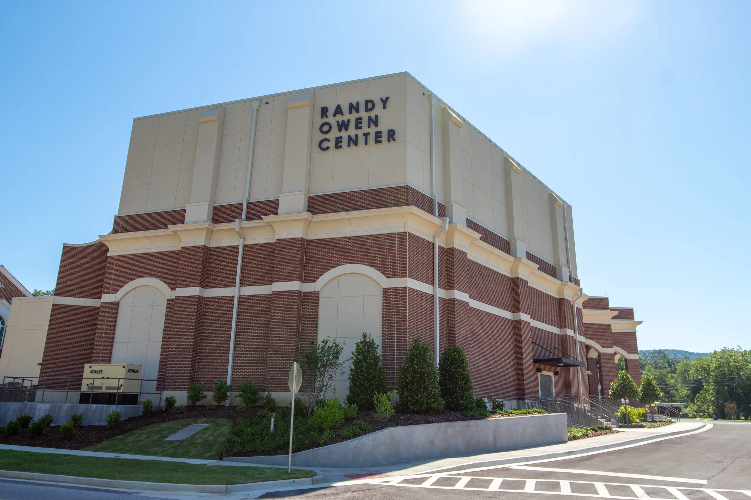 Randy Owen Performing Arts Center at Jacksonville State University in Jacksonville, Alabama built and remodeled by P&C Construction.