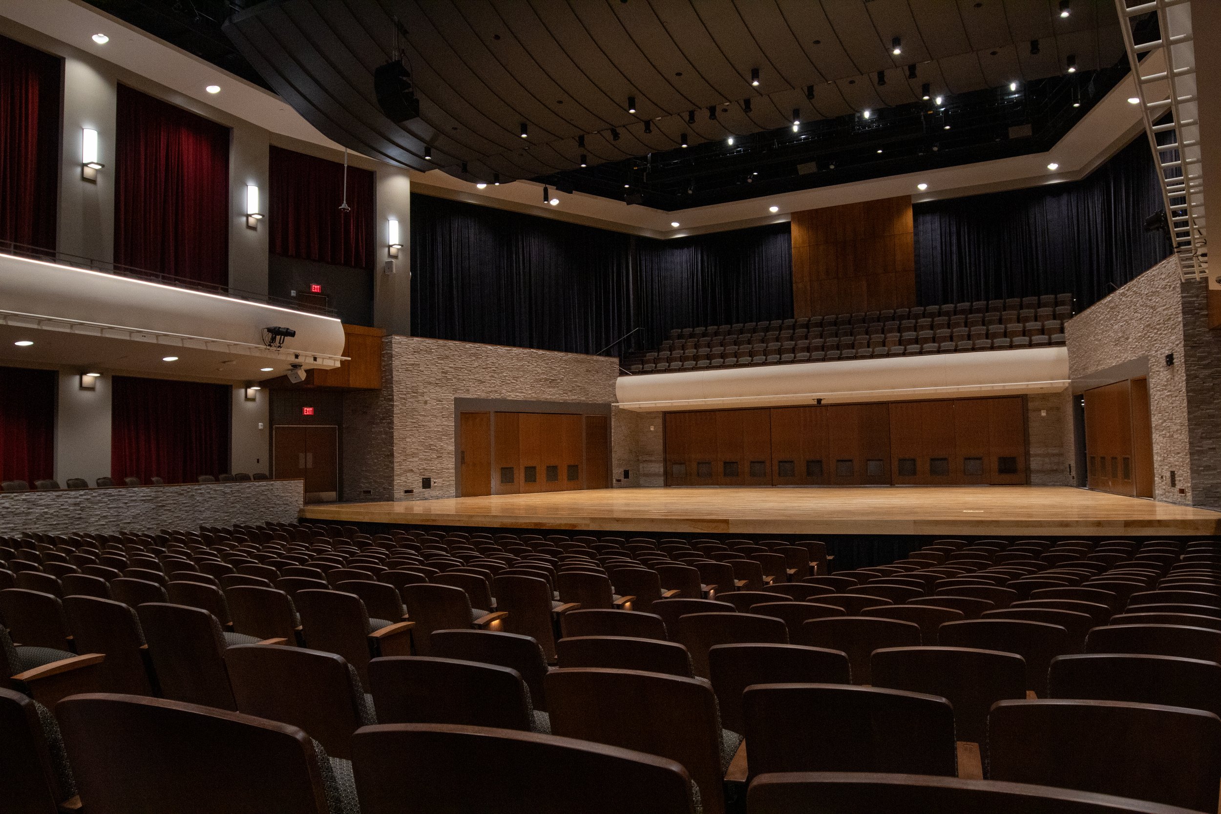 Randy Owen Performing Arts Center at Jacksonville State University in Jacksonville, Alabama built and remodeled by P&C Construction.