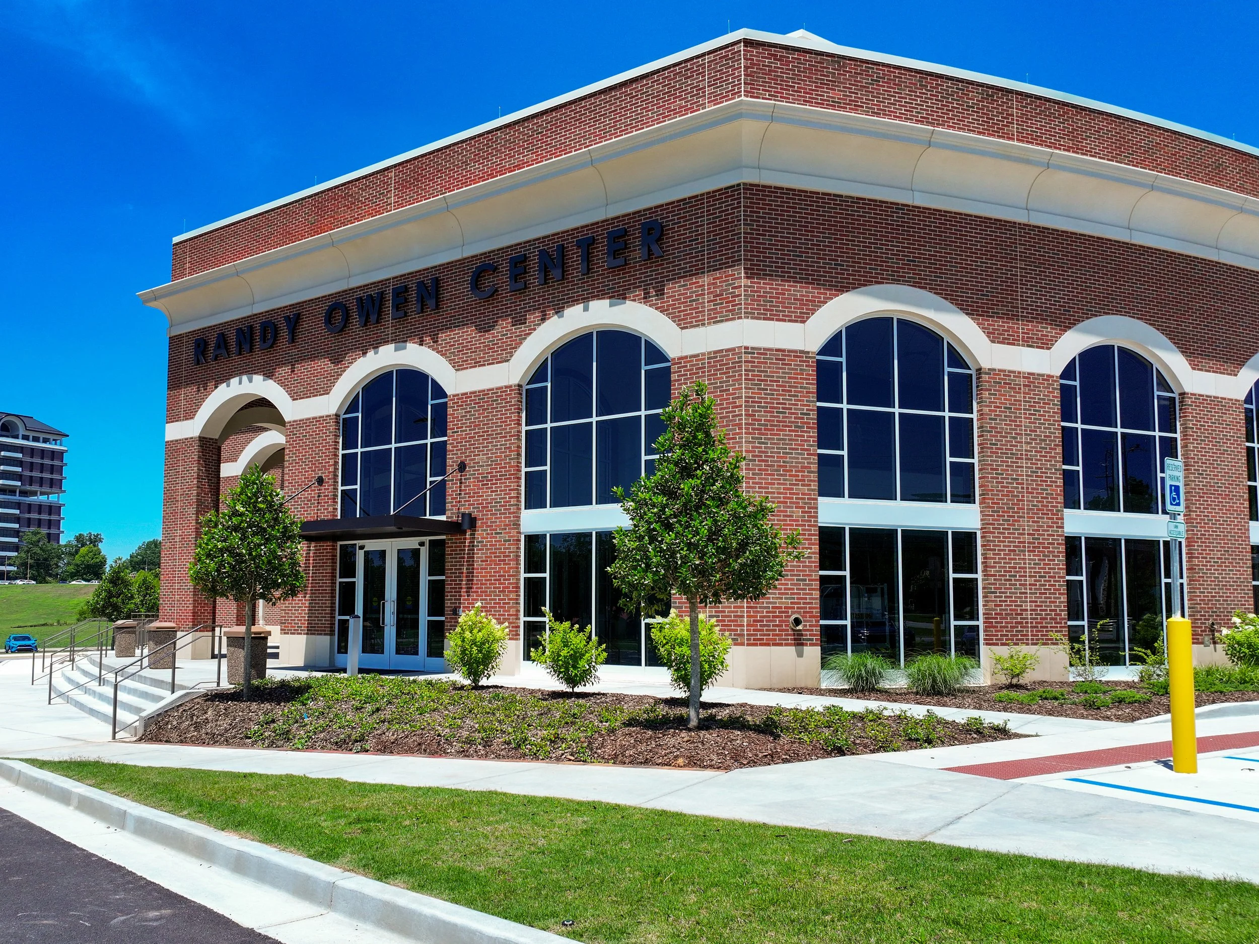 Randy Owen Performing Arts Center at Jacksonville State University in Jacksonville, Alabama built and remodeled by P&C Construction.