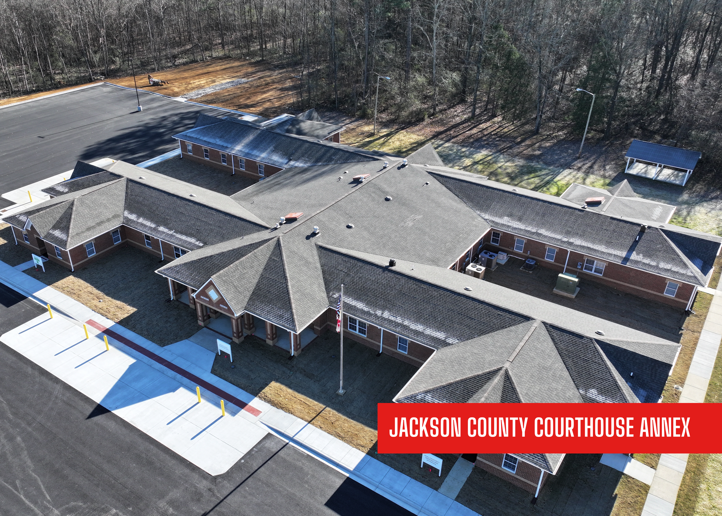 Liberty Lane in Jackson County Scottsboro, Alabama built by P&C Construction as a government county courthouse, clerk and Tags location.