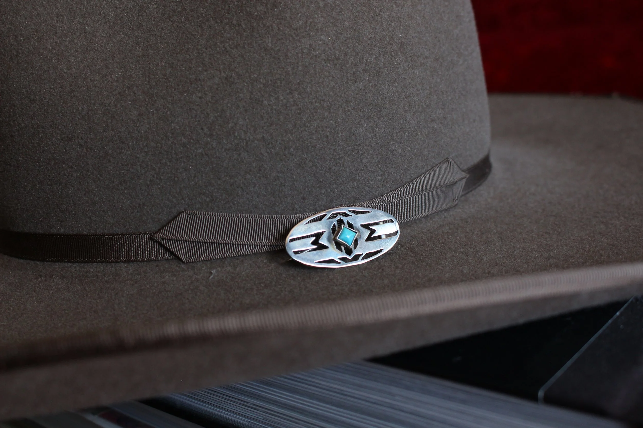 Handmade sterling hat pin