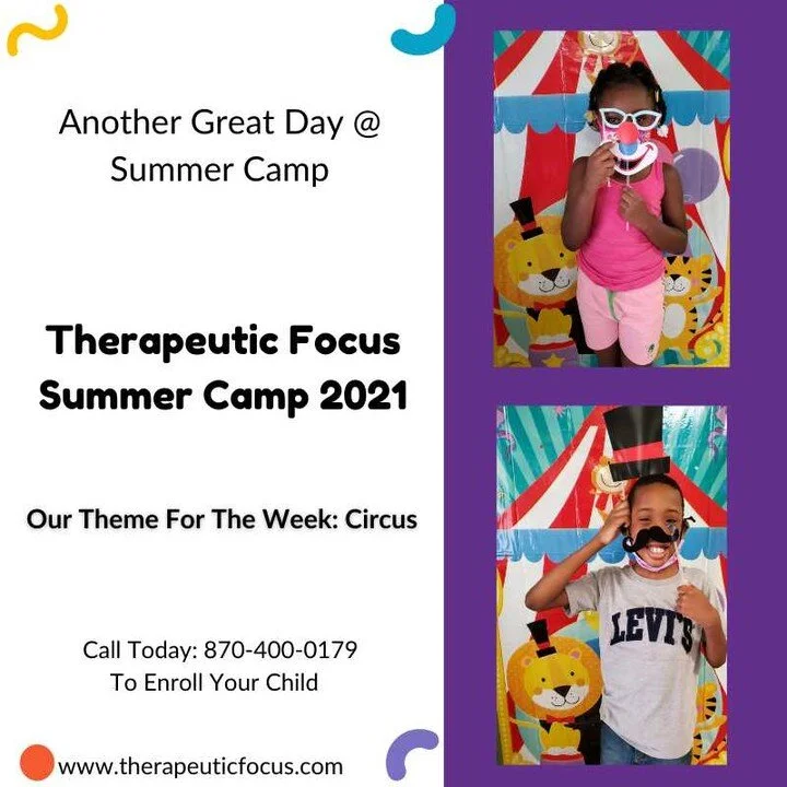 Therapeutic Focus Summer Camp 2021! #summercamp #therapyservicesforkids #therapeuticfocus