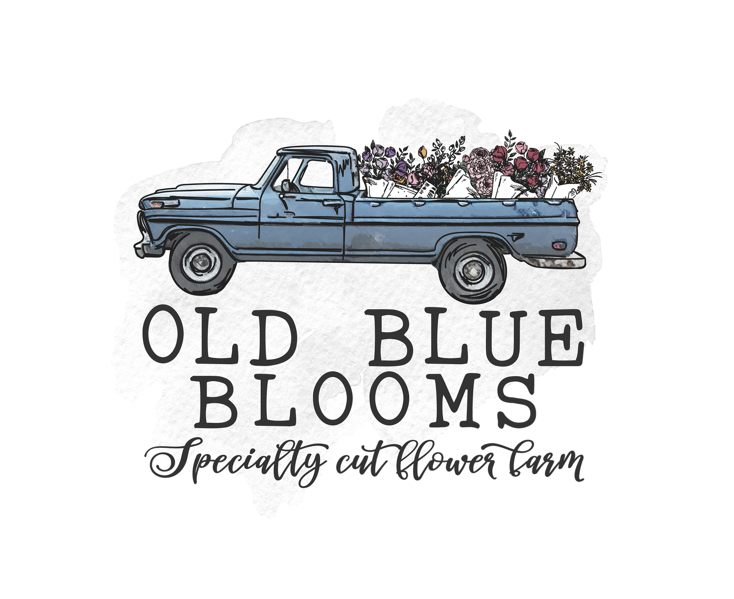 Old Blue Blooms