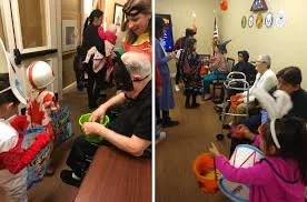 Nursing Home Trick or Treating
