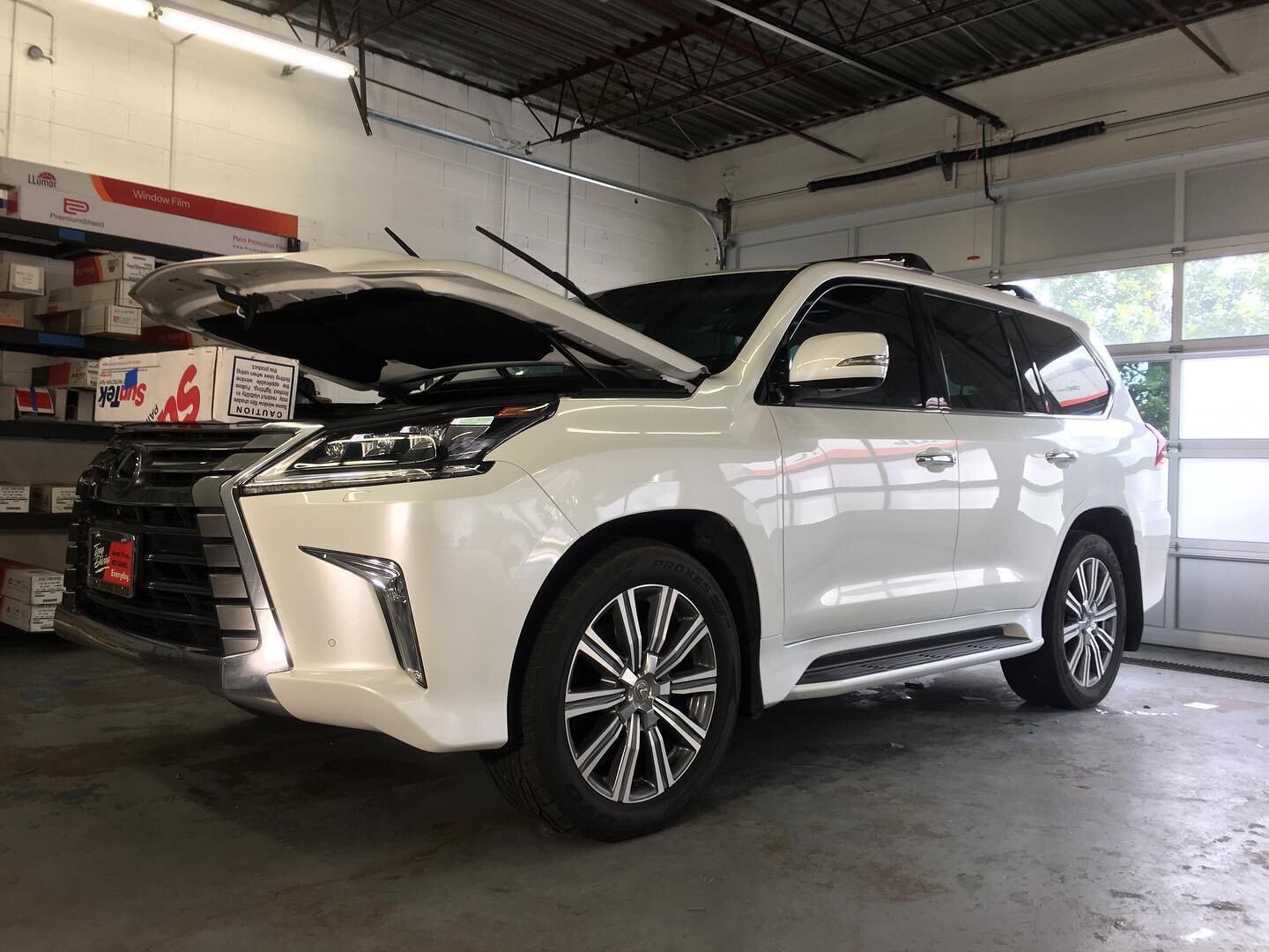 That&rsquo;s a wrap for week one in the new location. Finished off with a few ceramic windshields a standard clear bra and some more progress on the Lexus LX570 ppf wrap. Great day and great week. Stay tuned! We have a huge week coming up!!