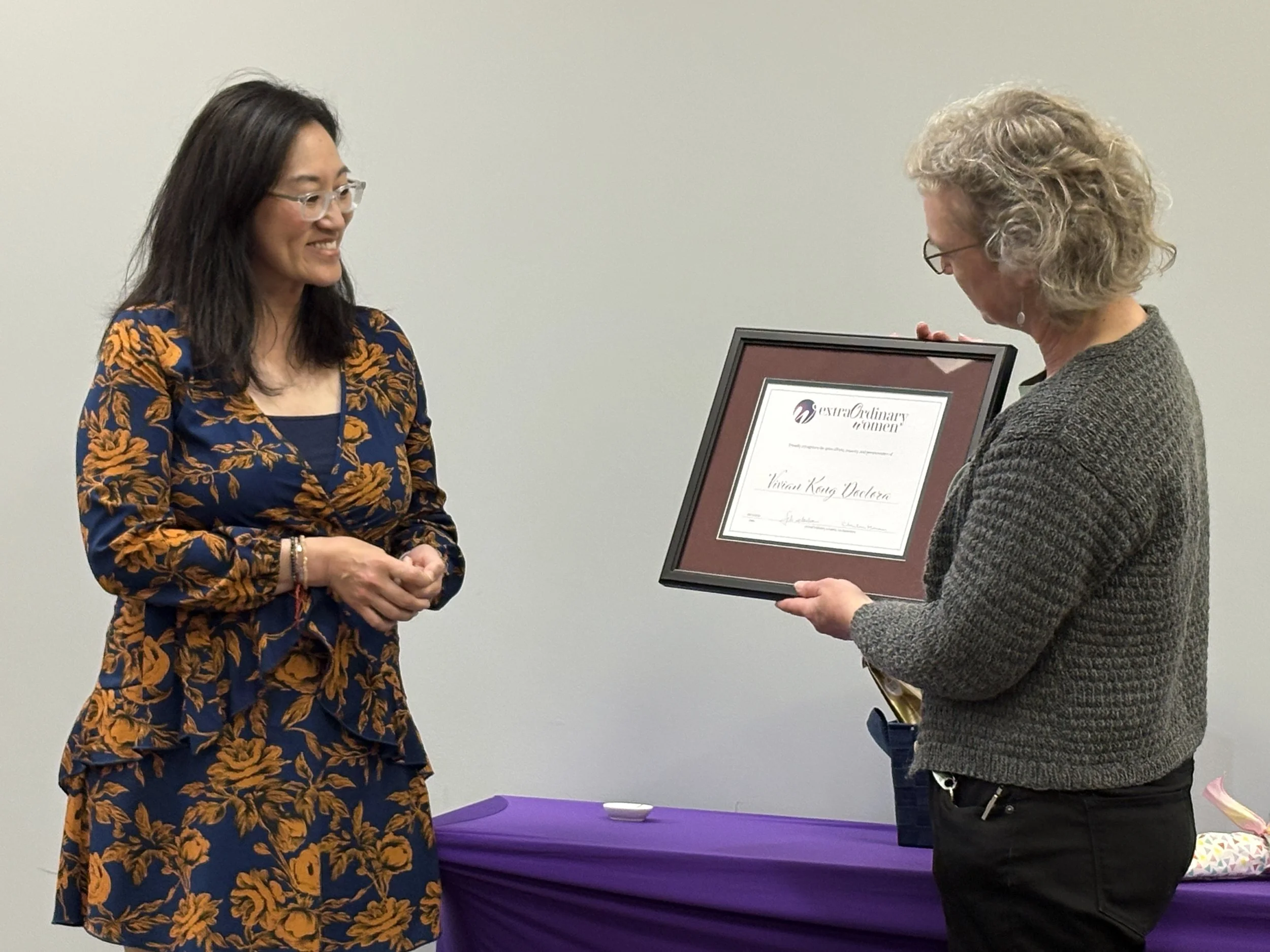 Kathy and Vivian presenting certificate.JPG