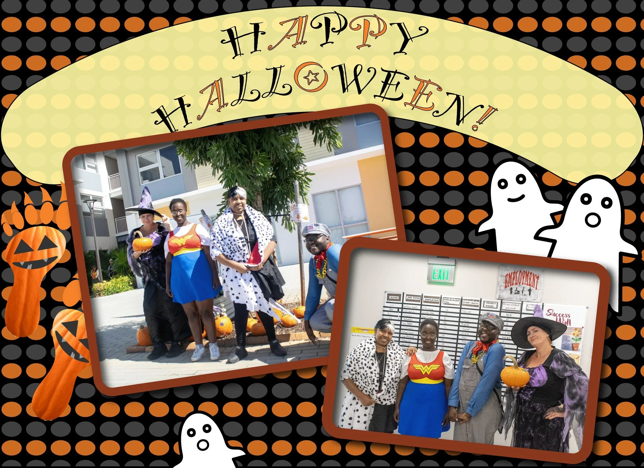 Happy Halloween Everyone! 😄🎃 Check out our costumes!
Remember to stay safe tonight and have fun!!
Comment what you are dressing up as! 😁