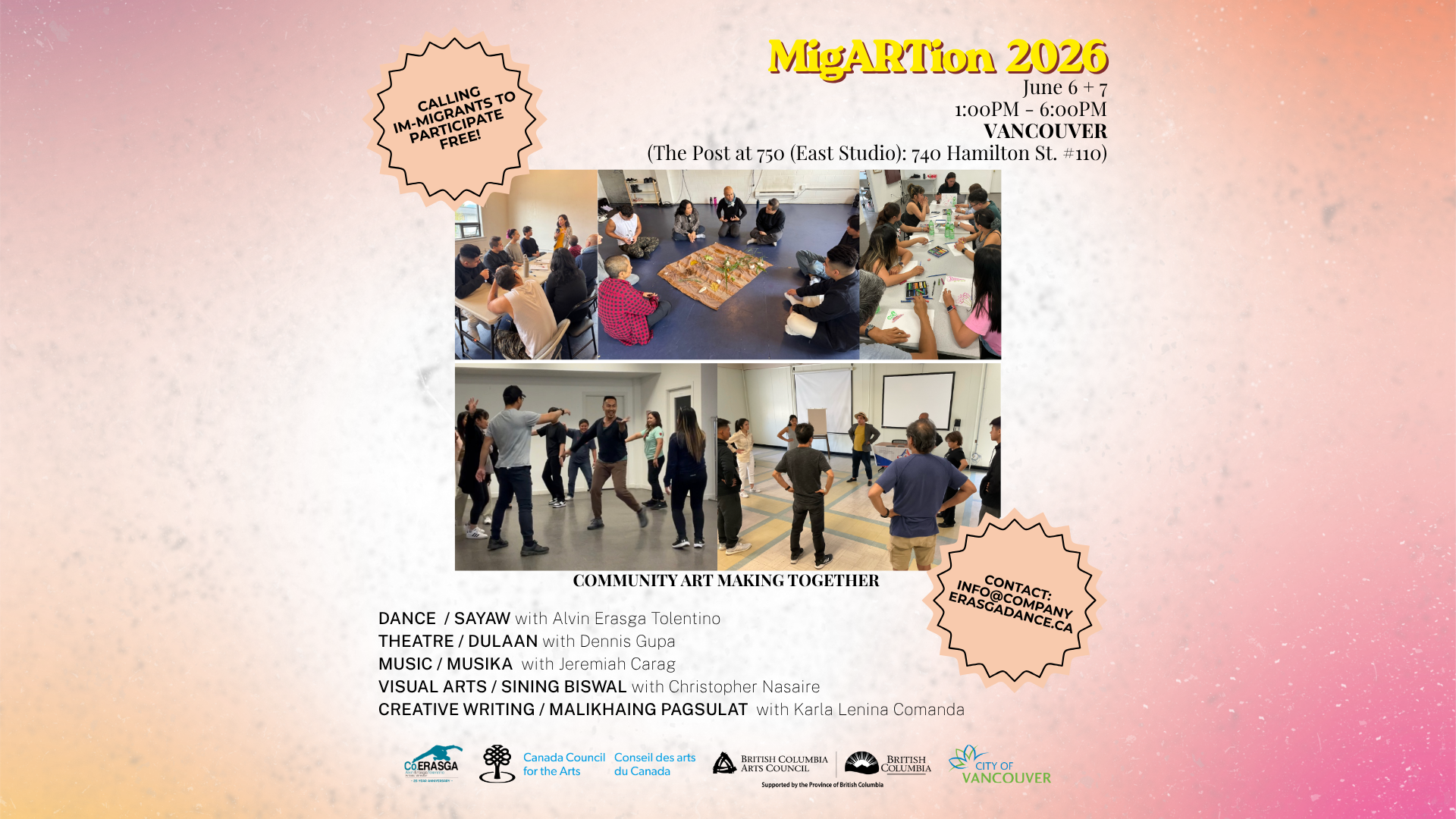 MigARTion 2026 in Vancouver