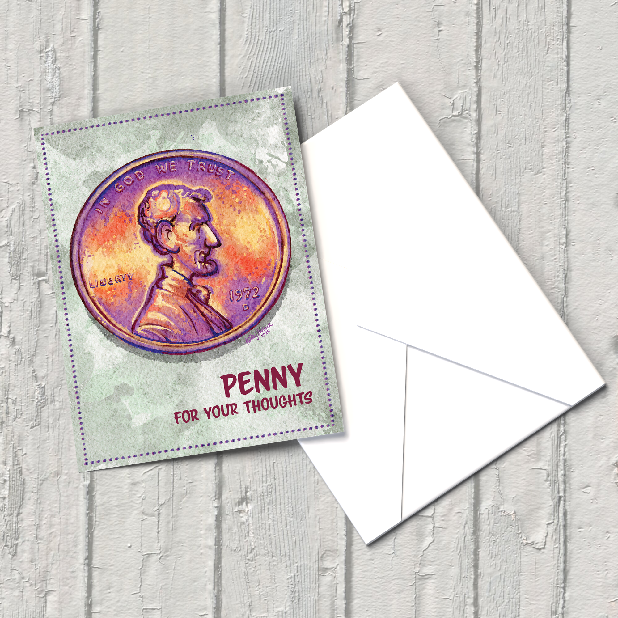 "Penny for Your Thoughts" Care Card