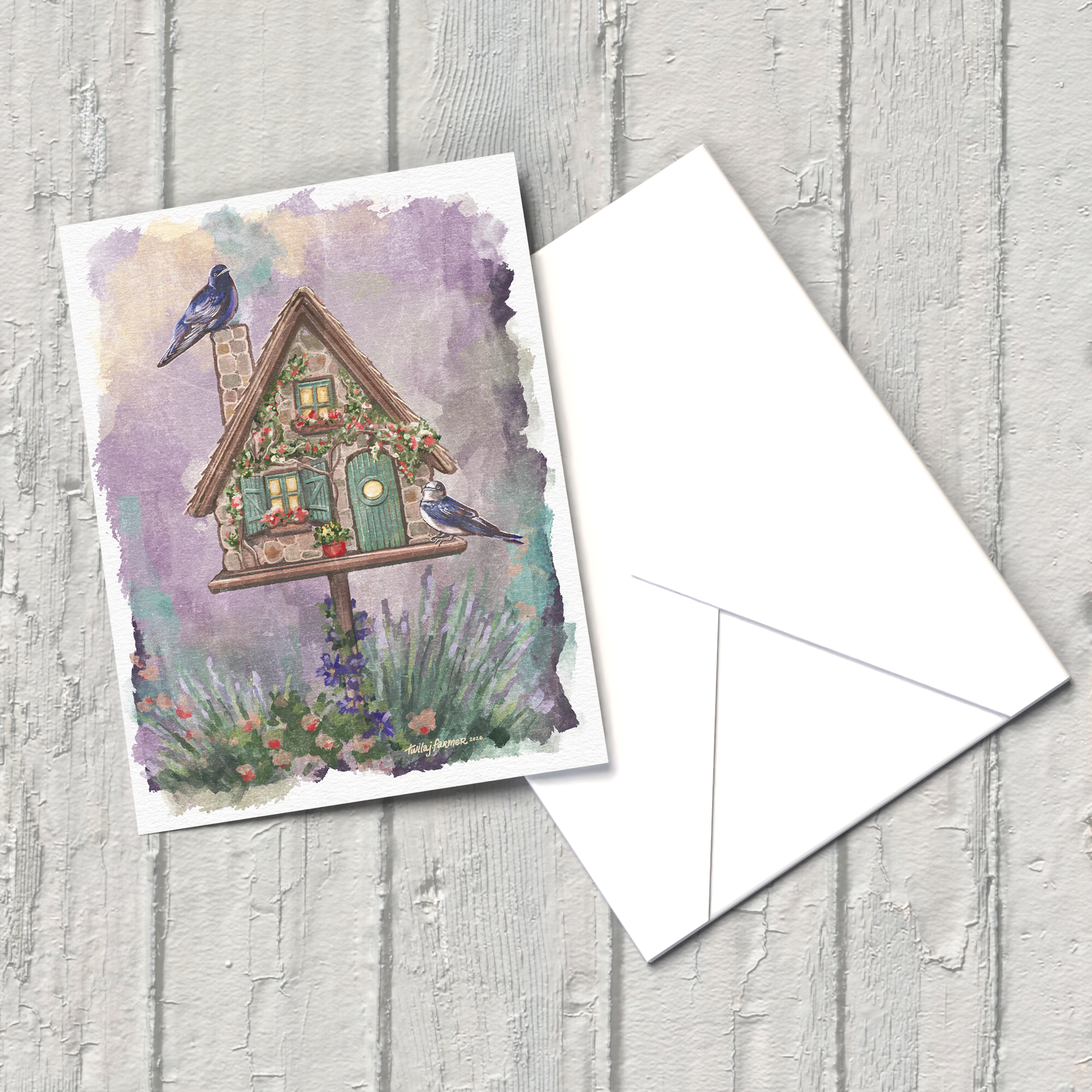 "Congratulations on your New Nest" New Home Card