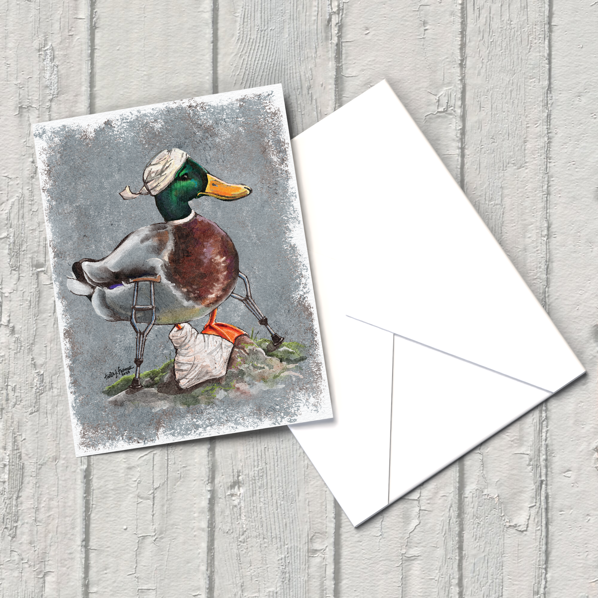 "Lame Duck" Get Well Card