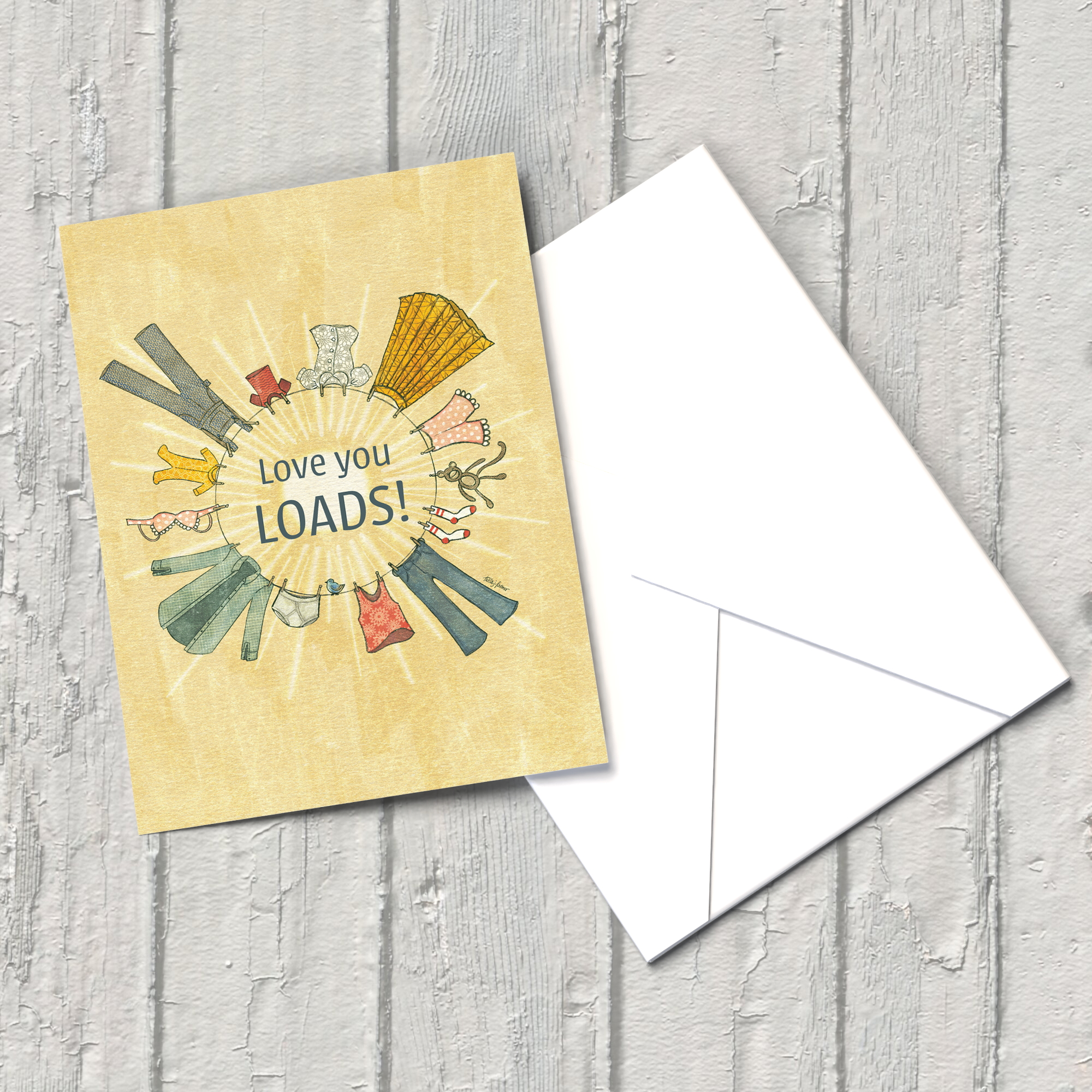 "Love You Loads" Greeting Card