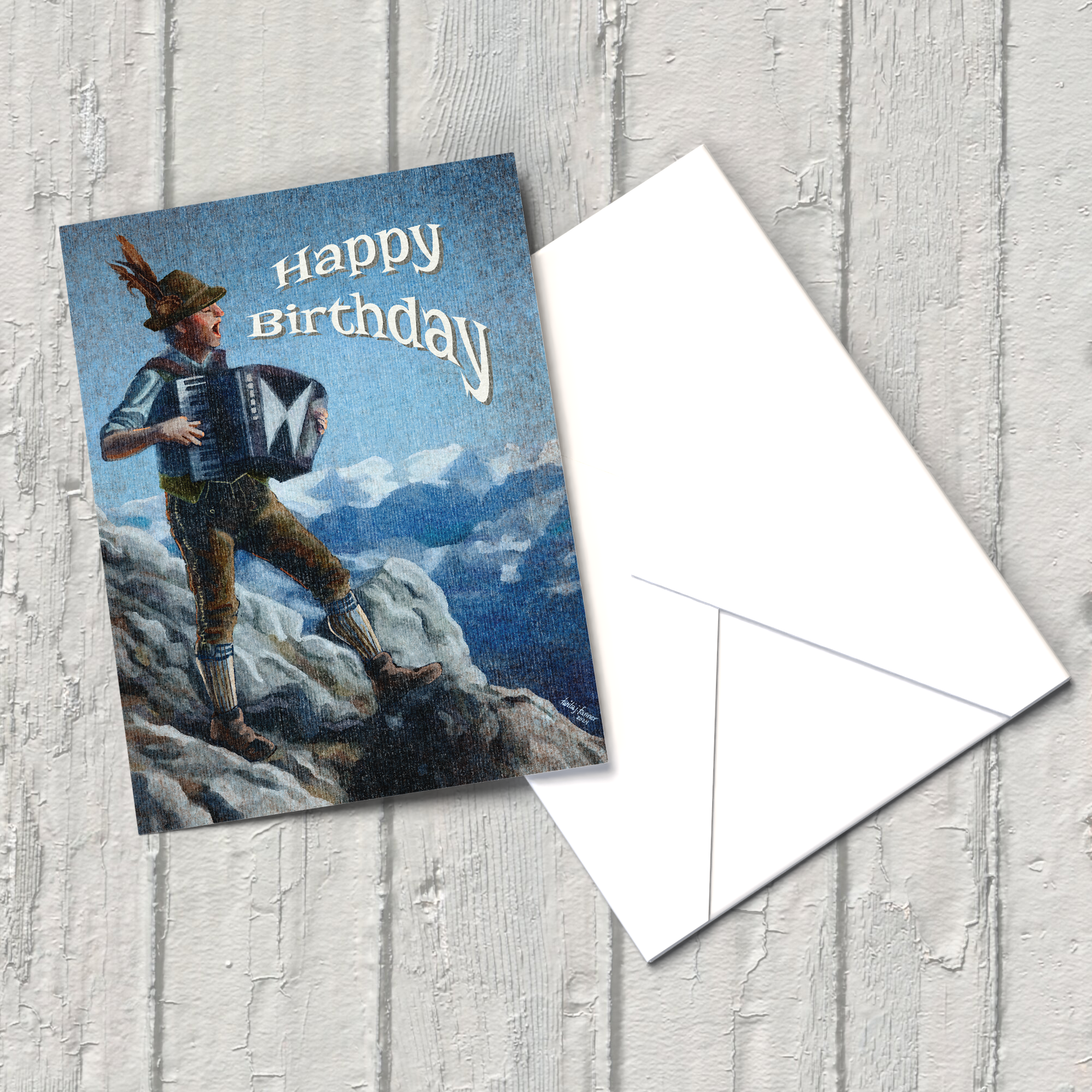 "Yodel" Happy Birthday Card