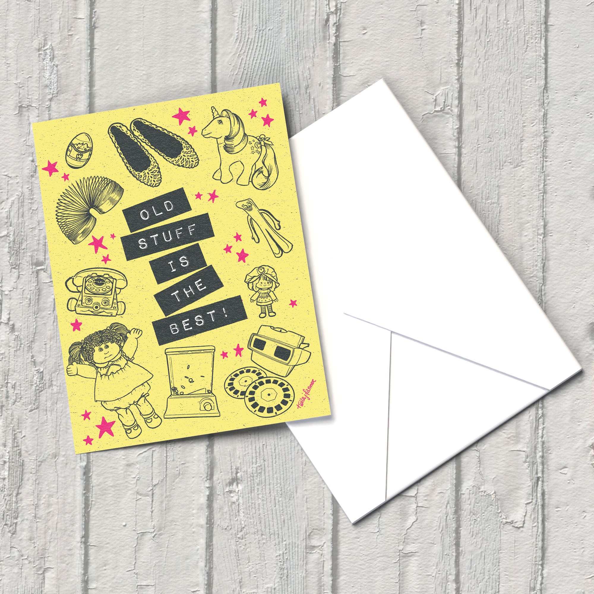 "Old Stuff" Birthday Card