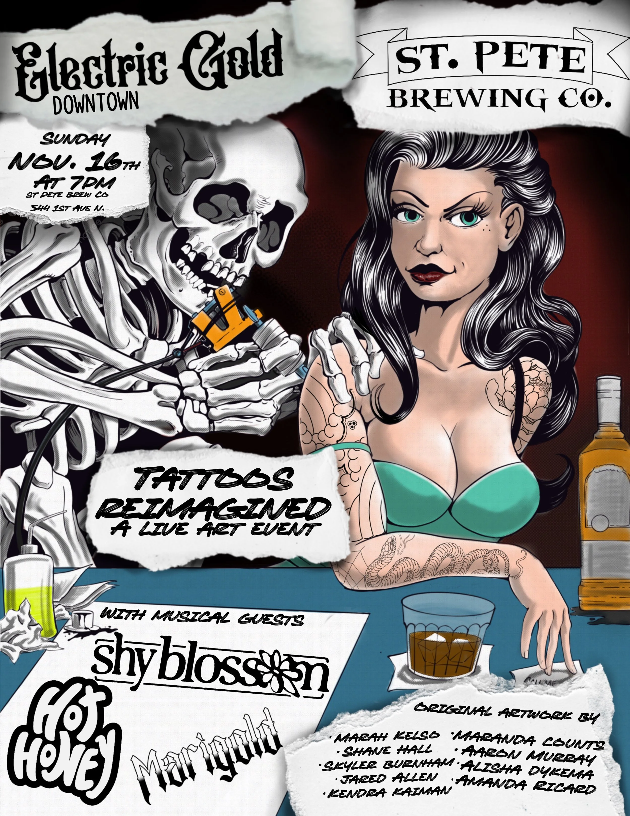Tattoos Reimagined - A Live Art Event