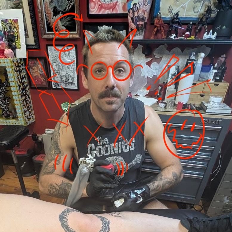 Tattooing is fun! Got time to tattoo this April in St. Pete! Lookin to start some new big projects. DM me your ideas and I&rsquo;ll help you flesh em out (pun intended)