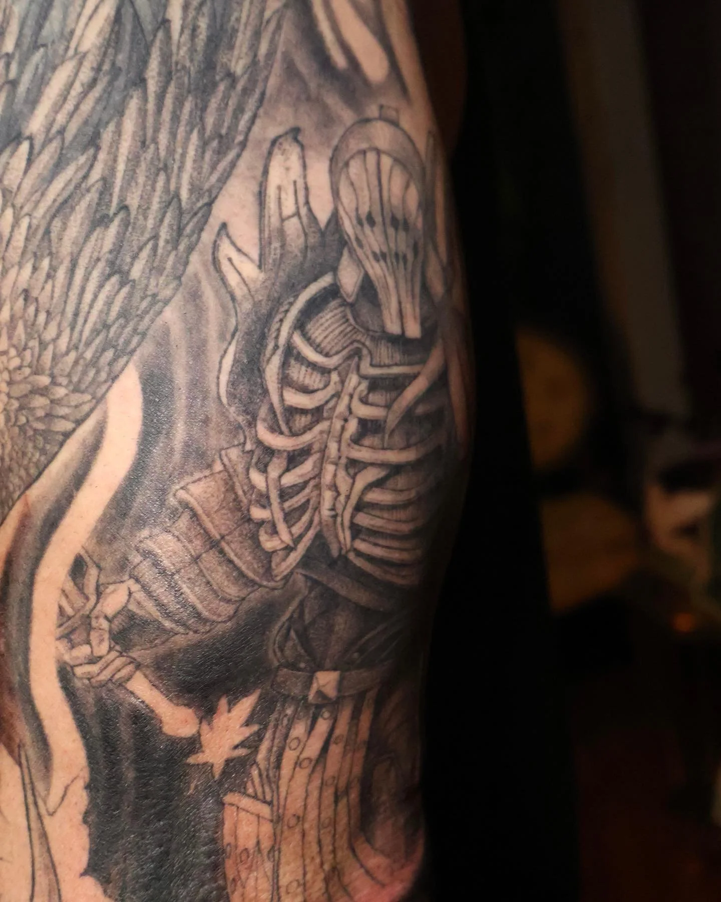 Some progress on Korey&rsquo;s Witcher sleeve. We&rsquo;re getting close! I&rsquo;m hoping one more session will do it! Stoked to share the finished tattoo!