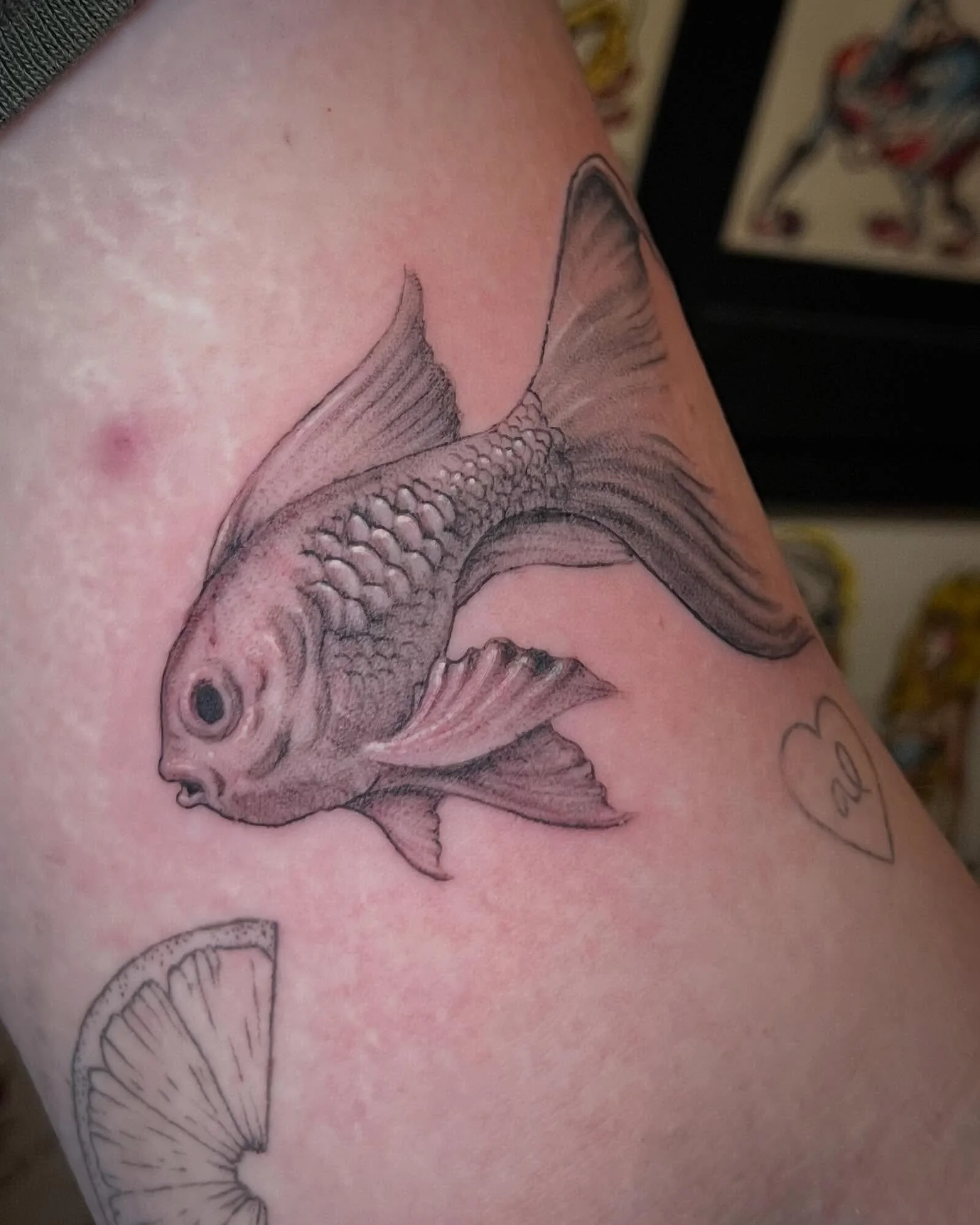 Someone walked in and got a gold fish! Love doing fun walk ins like these! Literally come by @electricgolddowntown any time! If the lights are on you are welcome!!