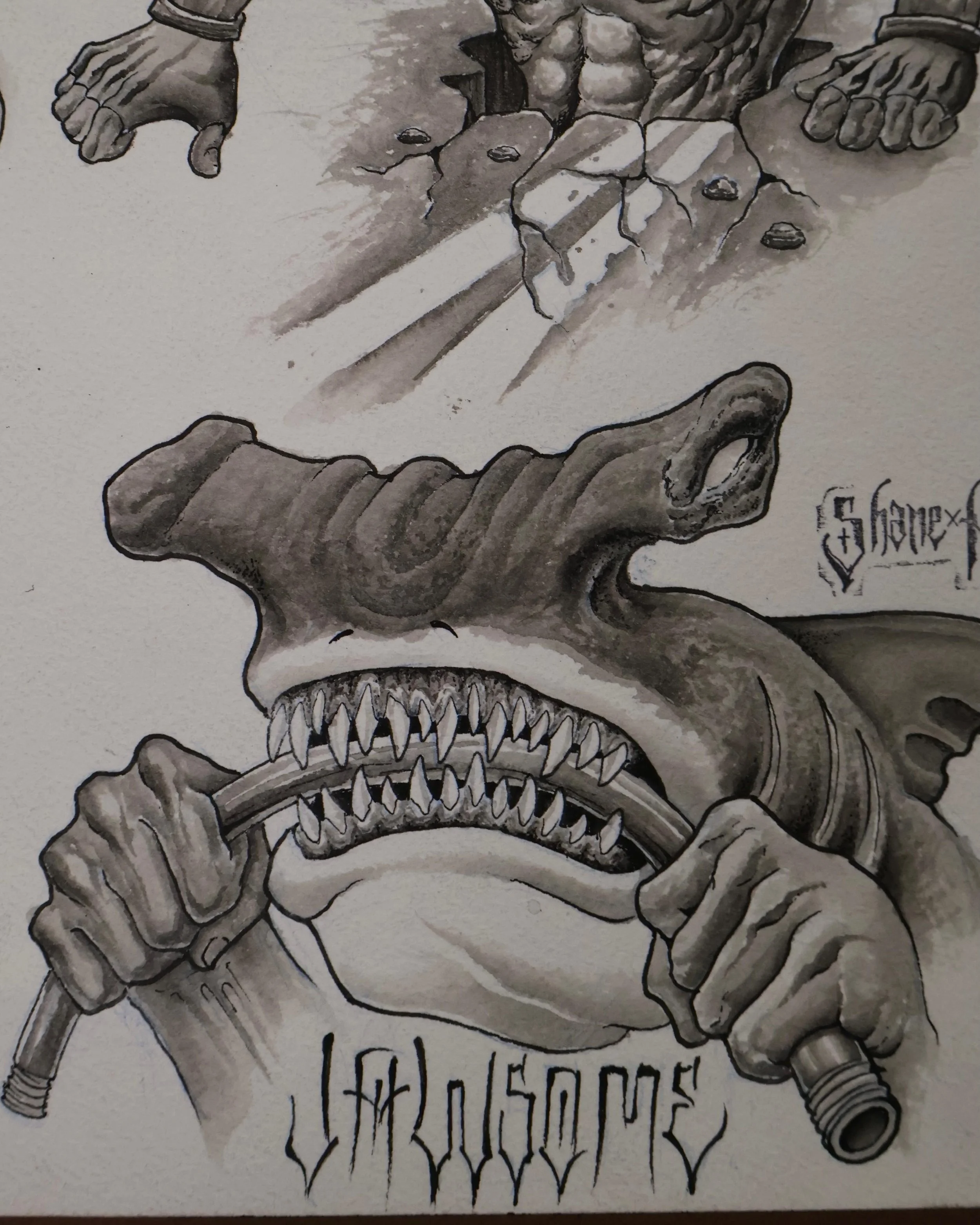 Street Sharks! But in my style. All these pieces are ready to be tattooed and enjoyed! Who doesn&rsquo;t love a little 90&rsquo;s nostalgia??