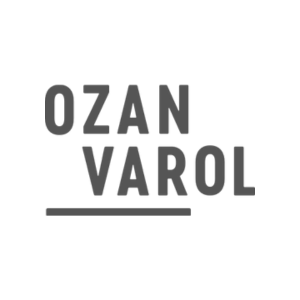 Text reading 'OZAN VAROL' with a line underneath, all in black on a white background.