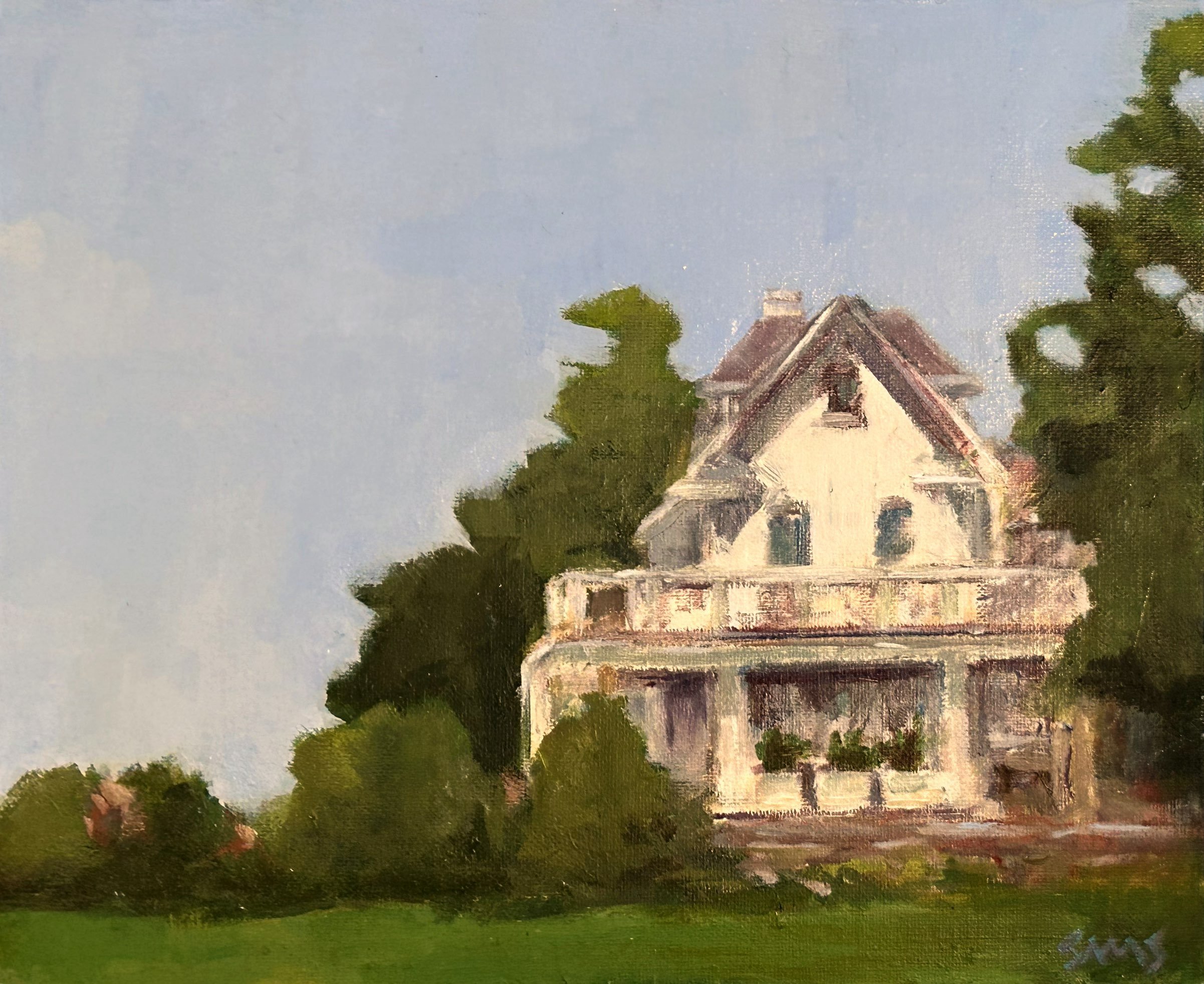 River Farm I (2021)

oil on linen panel en plein air 
9 x 12 inches framed

