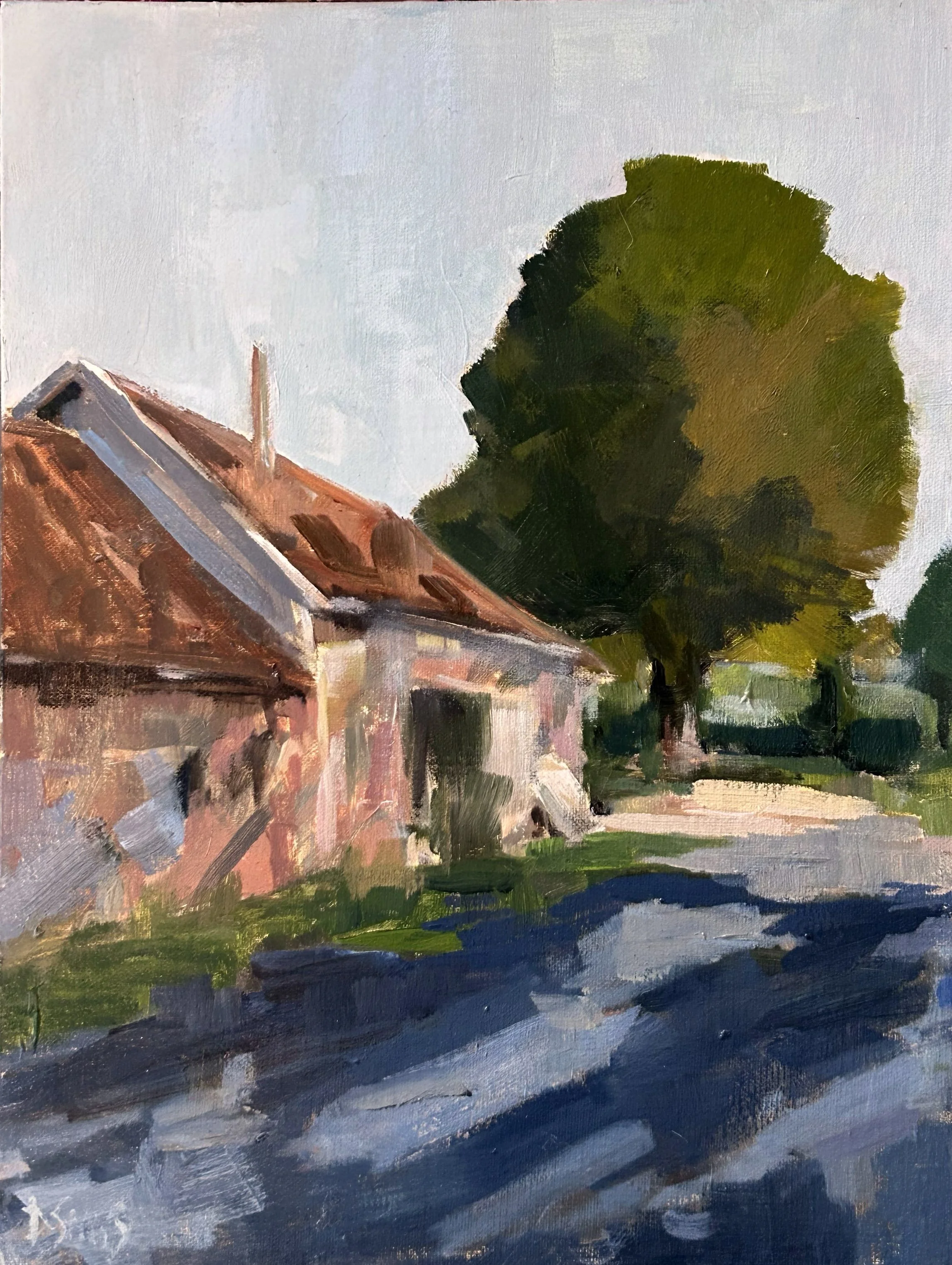 Tabac Before Lunch (2022)

oil on linen panel en plein air 
12 x 9 inches framed

