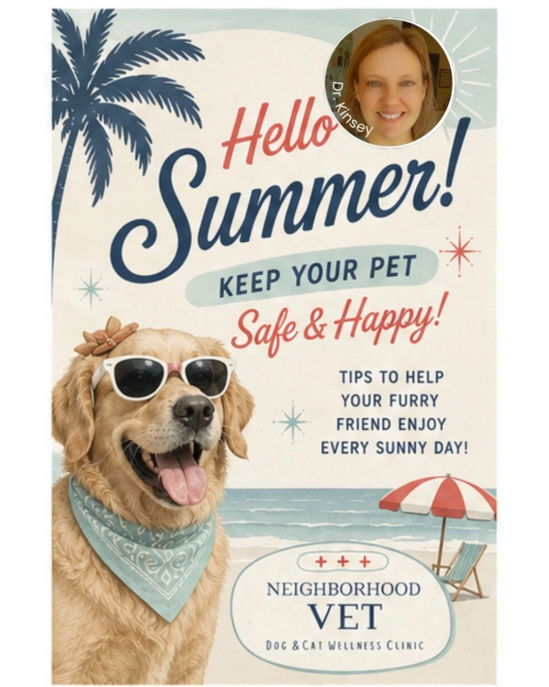 Neighborhood Vet in Savannah is here to keep your dog &amp; cat safe and healthy for the summer. 🦠Pets are more at risk for viruses and illnesses being out and about. Vaccines prevent infection. We offer affordable vaccine bundles. 🏡If your pet get