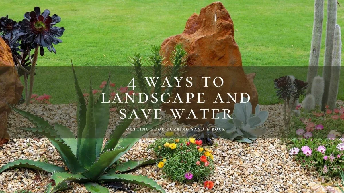 4 WAYS TO LANDSCAPE AND SAVE WATER