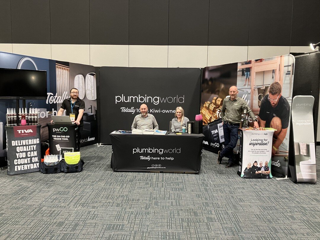 NZ Plumbing Conference 2023 - Day 1 🛠

We're here with Plumbing World, come say Hi! 👋