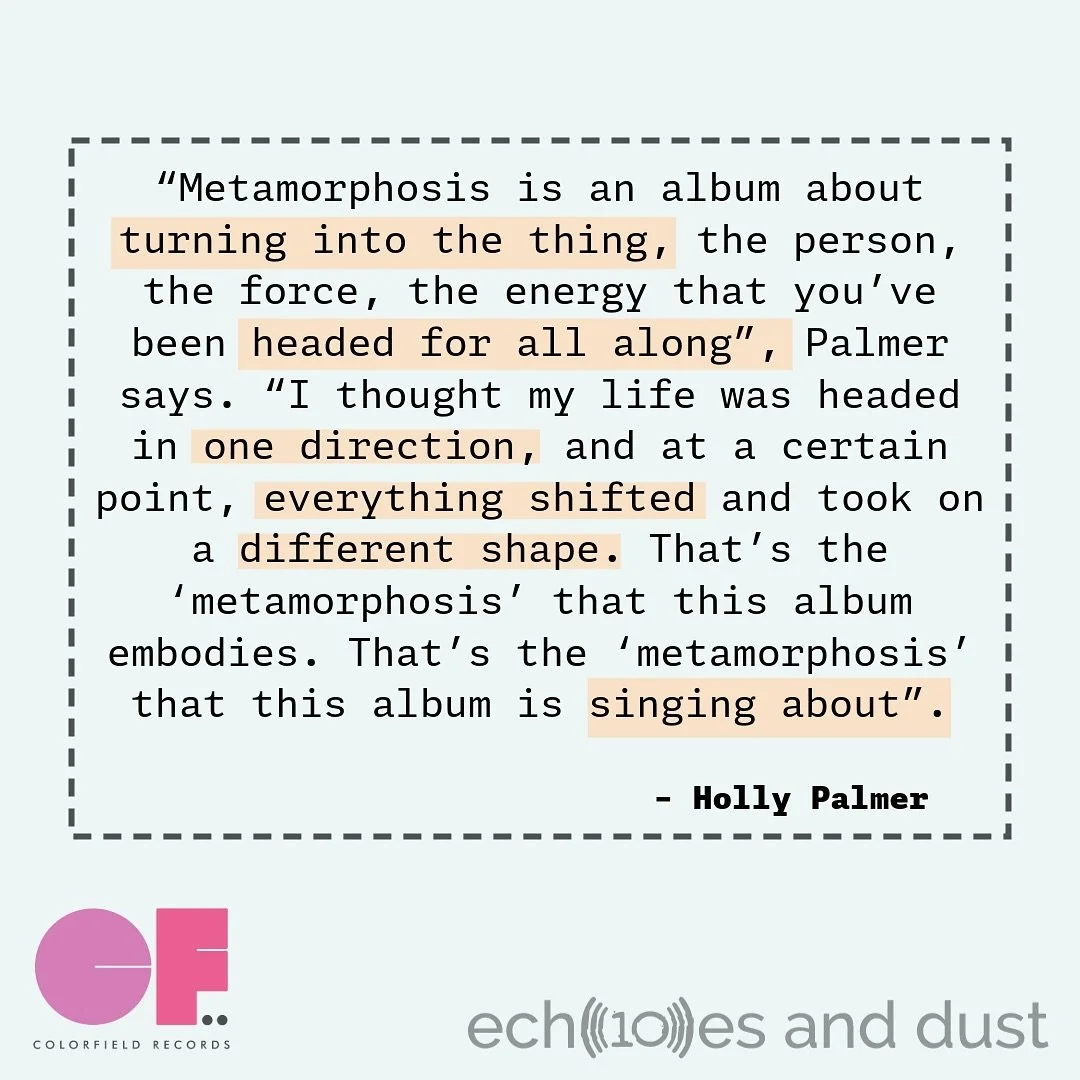 Words from @hollypalmerlife featured on @echoesanddust 🙏