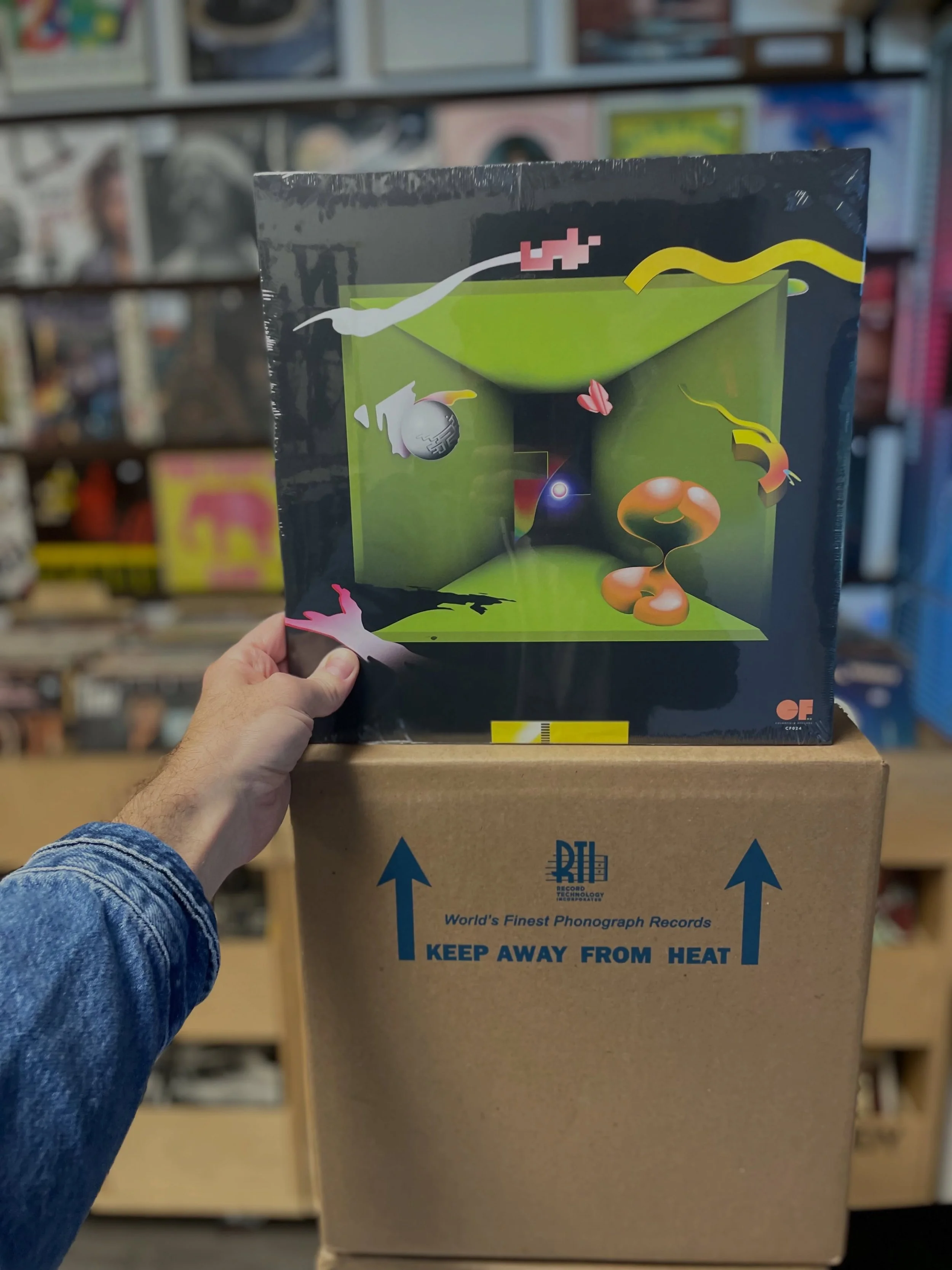 Now shipping!! 📫 Thanks to the team at @audiophileusa copies of A Foot On The Ground by @sharadalatika are being securely packaged and delivered straight to you. Get your copy now at the link in bio or at colorfieldrecords.com