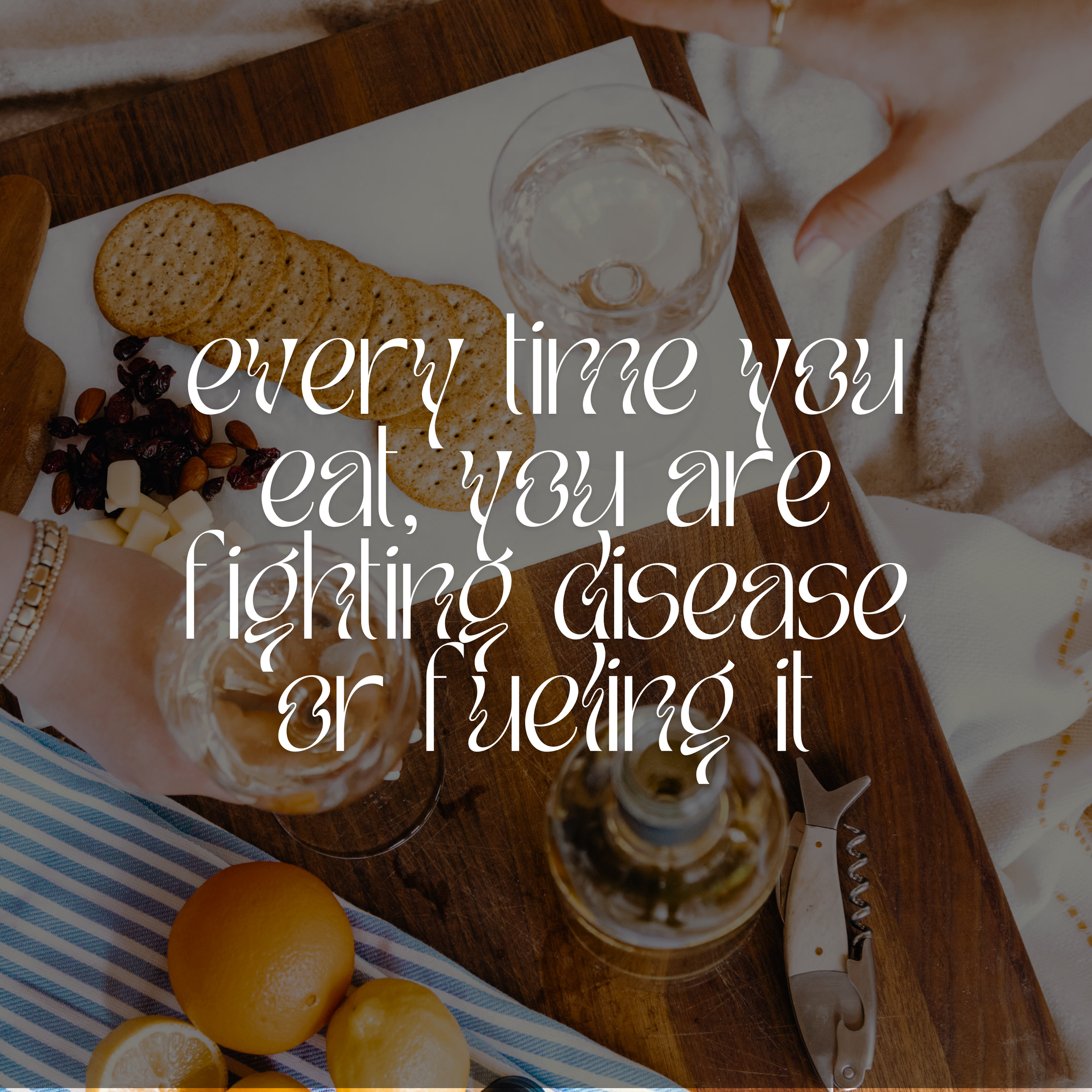 Every Time You Eat, You Are Either Fighting Disease or Fueling It 