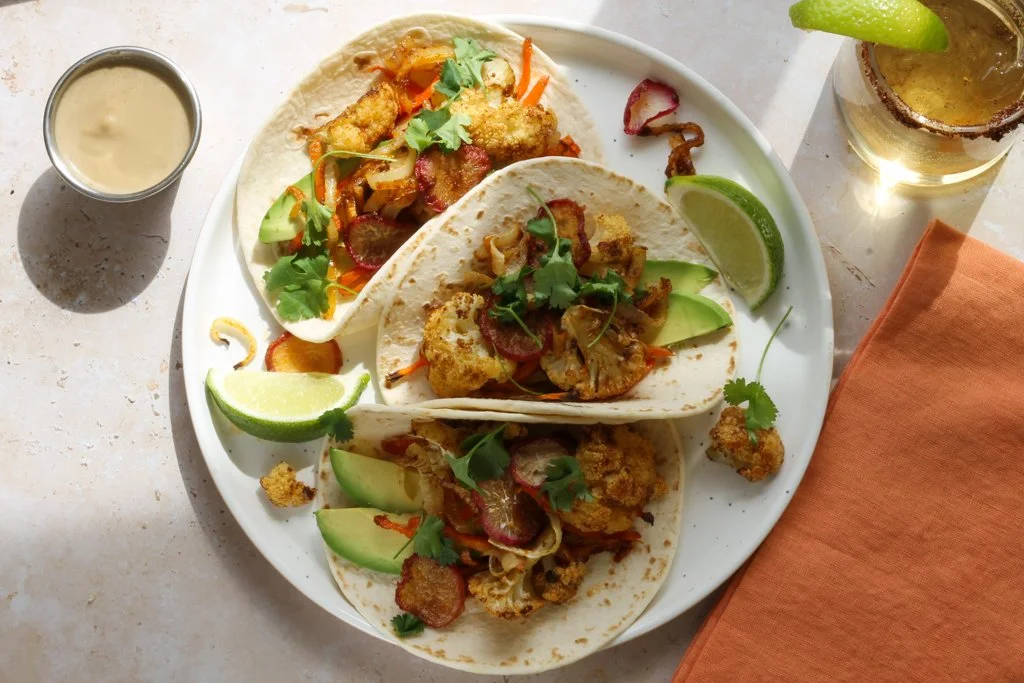 Scout Brisson’s Cauliflower Tacos with Cashew Crema