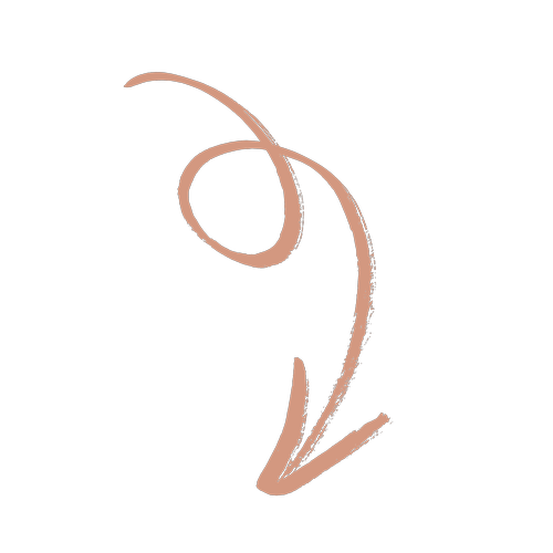 Pink abstract line drawing on a black background.