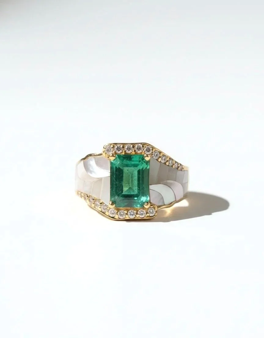 Emerald Palms Ring