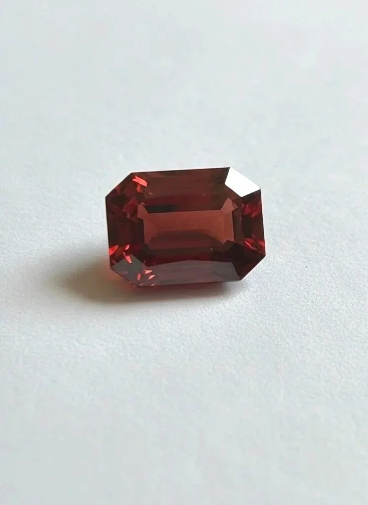 Octagon Red Spinel