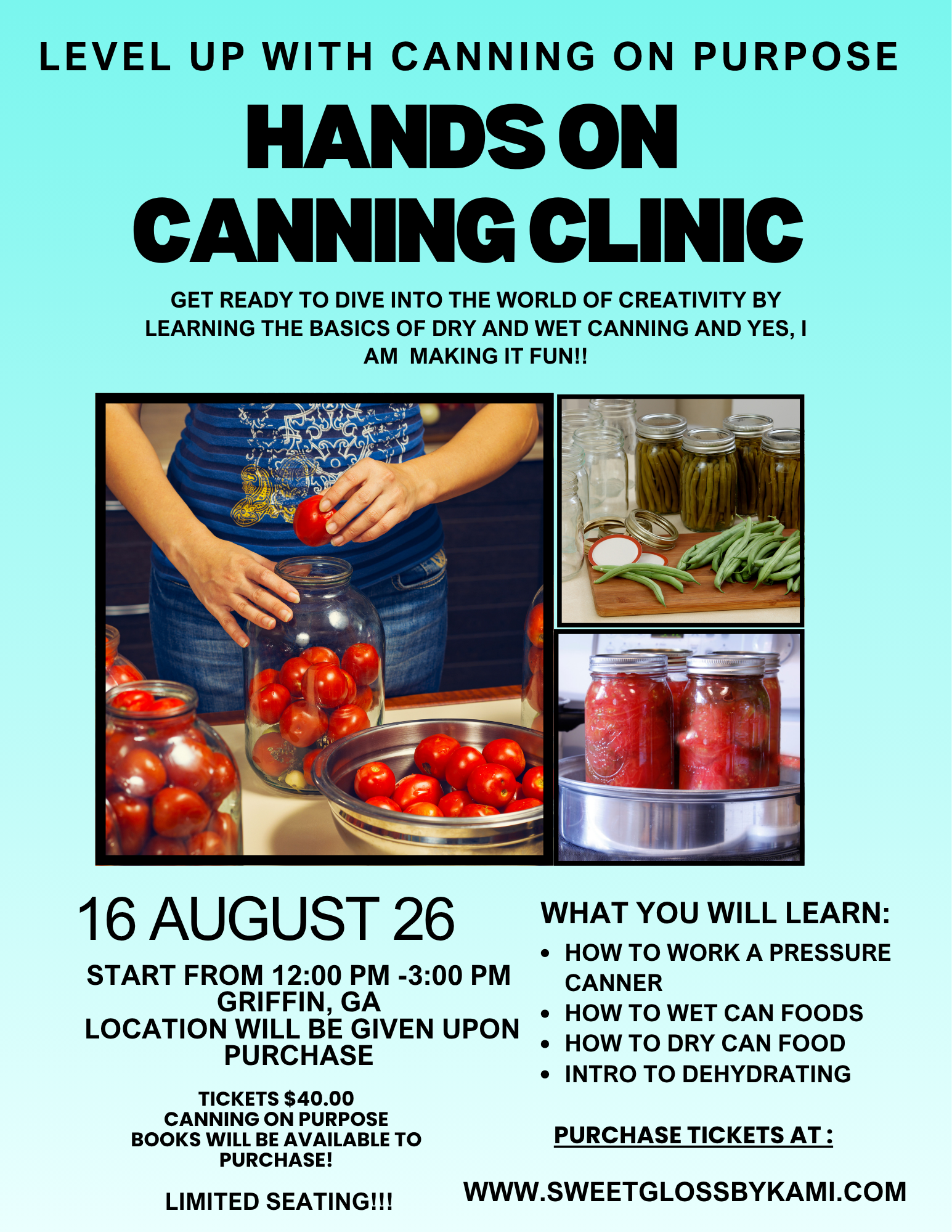 Hands on Canning Clinic