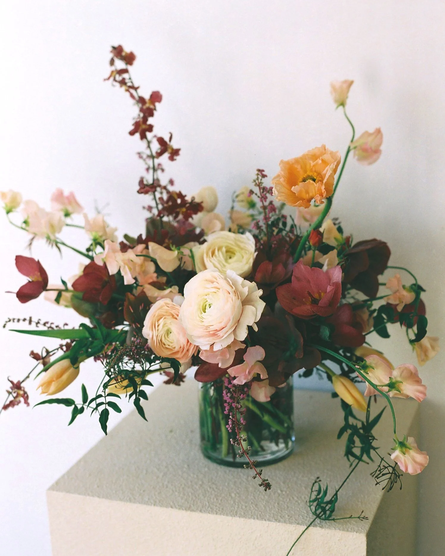 PRE-ORDER | V-Day Blush, Peach & Purple Vase Arrangement