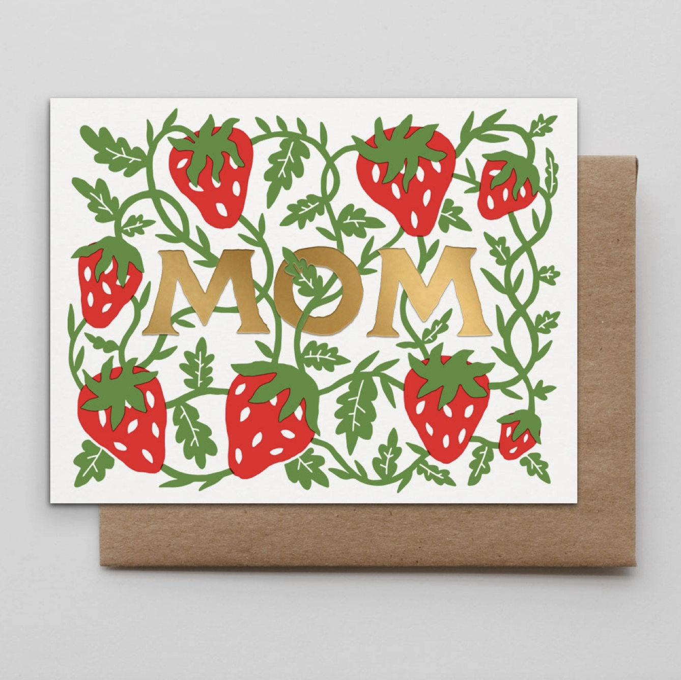 Strawberries Mom Card