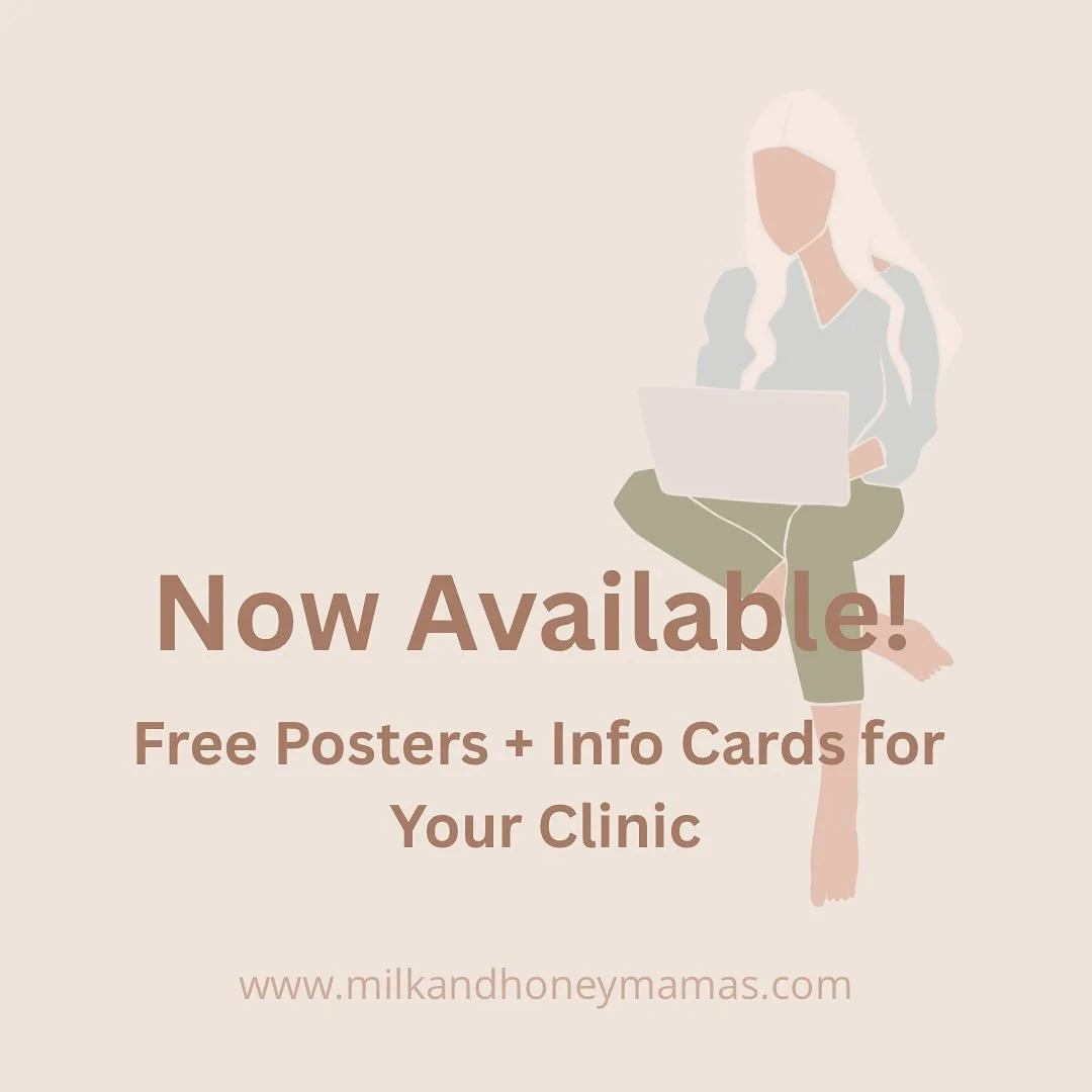 🤎Hey Docs, Midwives, Nurses &amp; Doulas!
Want to help families find quality lactation support?
Now available! You can request our posters + info cards straight from our website 🖨️✨
Perfect for waiting rooms, clinic boards, or your go-to resource b