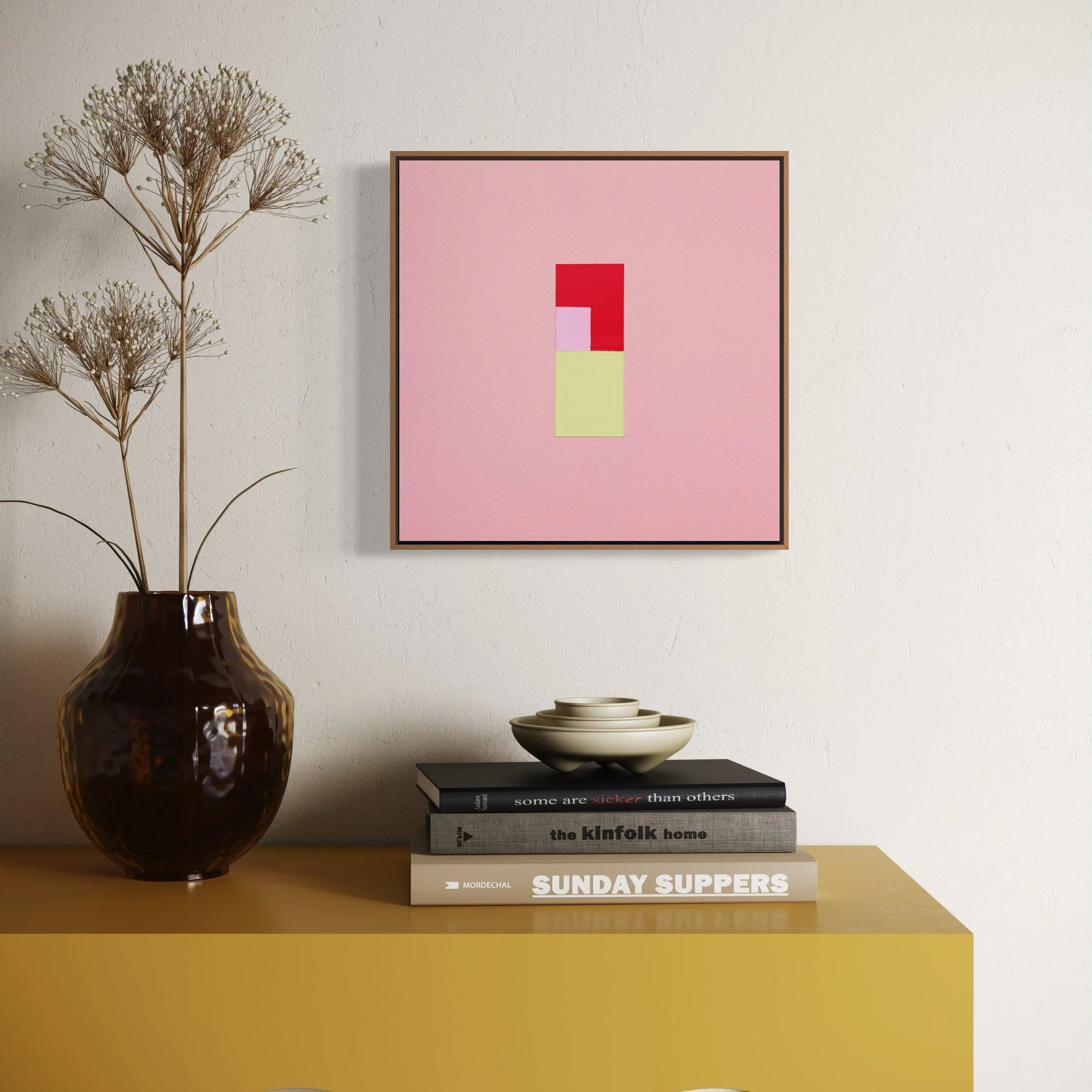 original textured painting modern minimalist abstract painting on canvas contemporary color field acrylic Los Angeles artist Gleici Rufatto ready to hang large wall art05.jpeg