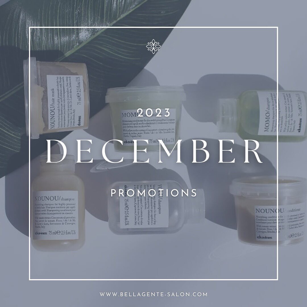 December dazzle starts at the salon! ✨ Unwrap the gift of glam with our exclusive promotions. 💇&zwj;♀️ #SalonSpectacular #DecemberGlow