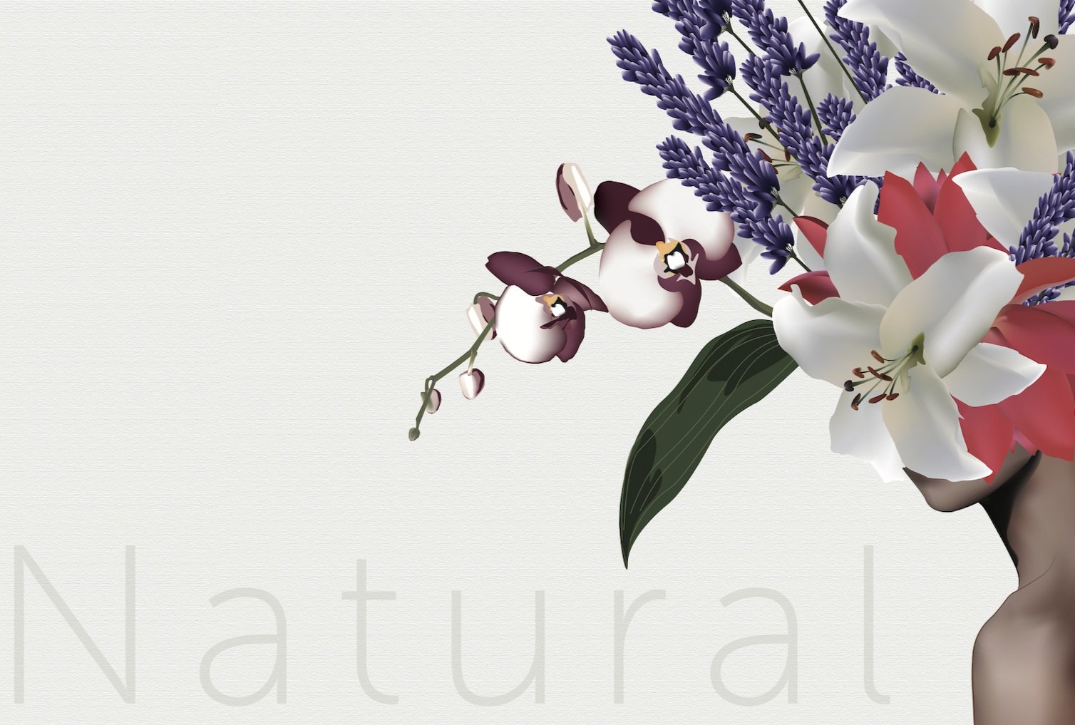 Natural Beauty- Designed in Adobe Illustrator