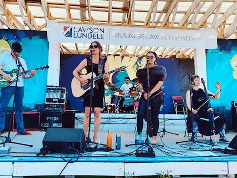 So proud of my son @calvinrossouw who rocked the drums with us @folkontherocks this weekend. #fotr2021 #festival #drummer #madeinyellowknife #throatsinging #summervibes