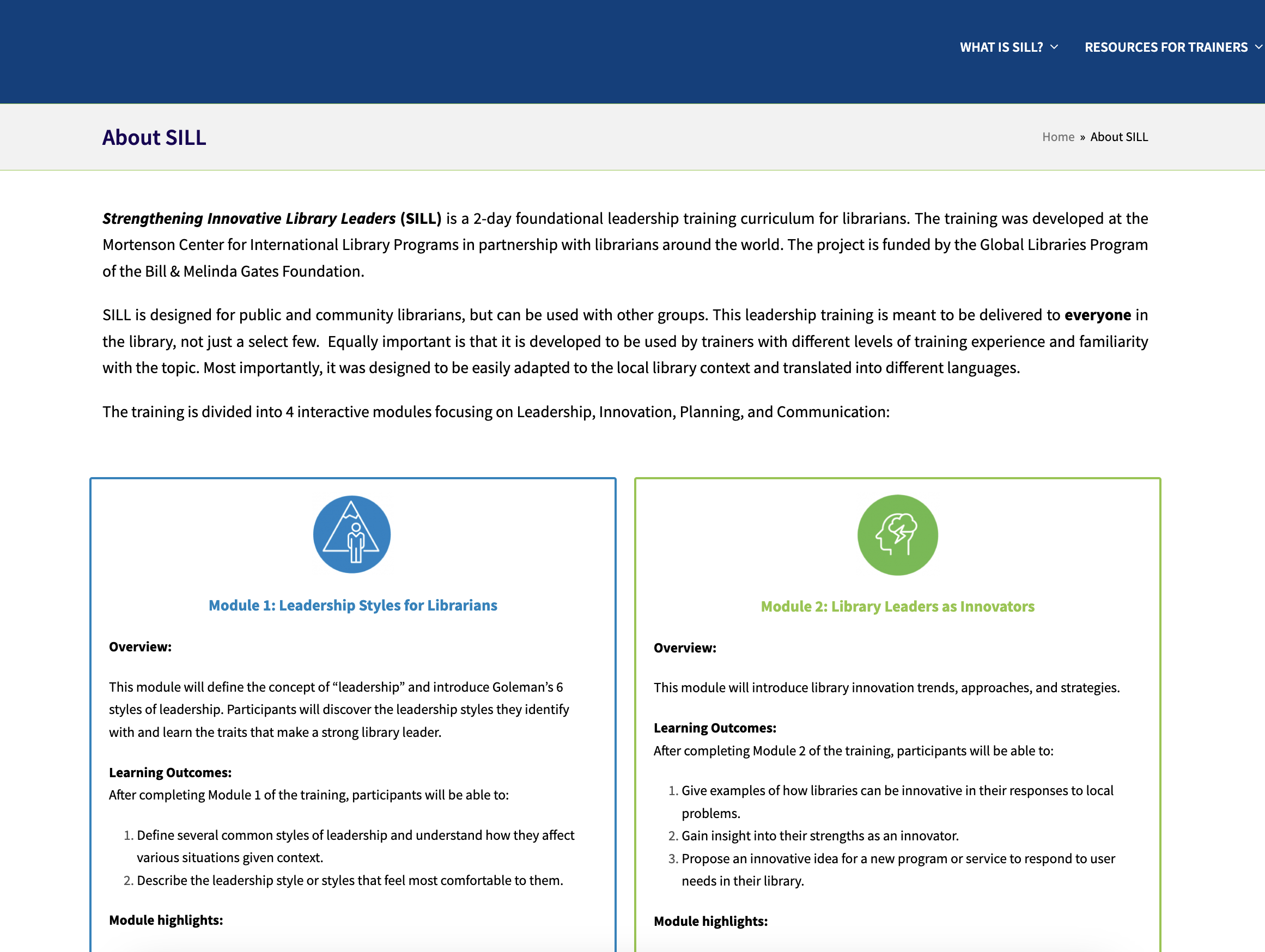 Library Leadership Program