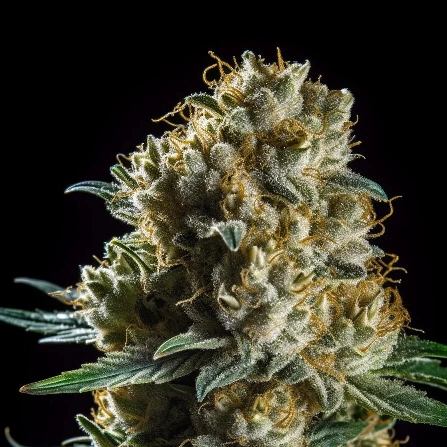 Banana OG strain flower at Lucky Dog Cannabis Co, Bozeman Montana dispensary