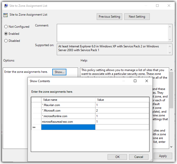 Intune Trusted Site? Who Cares!